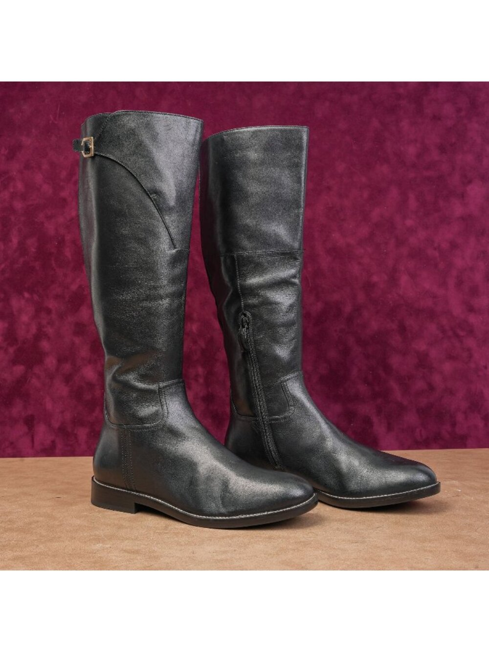 Cole Haan Wmn Harrington GrandOS Leather Riding Equestrian Fashion Boots sz 9.5